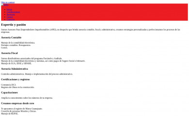 apeiasesores.com.mx screenshot