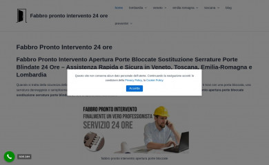 aperturaserrature.com screenshot