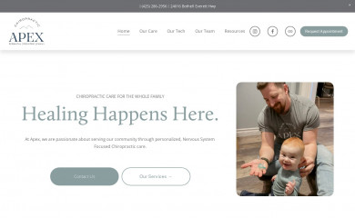 apexchiropracticwa.com screenshot