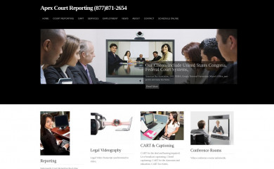 apexcourtreportingny.com screenshot
