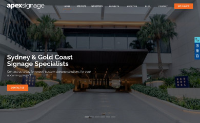 apexsignage.com.au screenshot