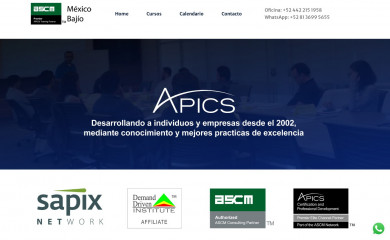 apicsqueretaro.org screenshot