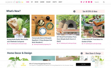 apieceofrainbow.com screenshot