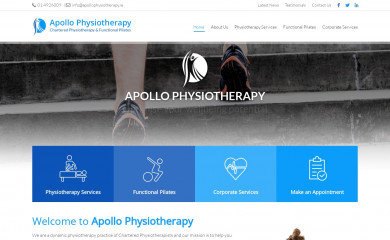 apollophysiotherapy.ie screenshot