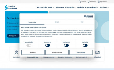 apotheekapeldoornzuid.nl screenshot