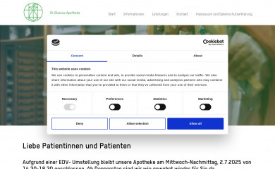 apotheke-wyhl.de screenshot