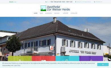 apotheke-welserheide.at screenshot