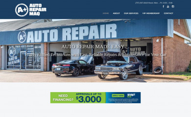 aplusautoandwheels.com screenshot