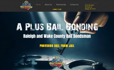 aplusbailbonding.com screenshot