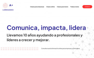 apluslanguages.com screenshot