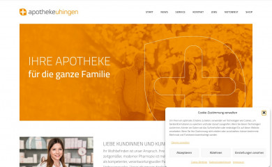 apo-uhingen.de screenshot