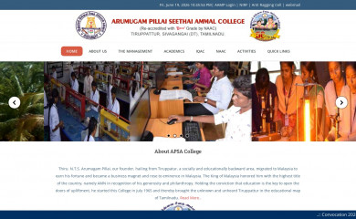 apsacollege.com screenshot