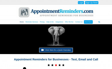 appointmentreminders.com screenshot