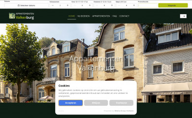 appartementen-valkenburg.nl screenshot
