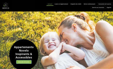 appartementsnovelo.com screenshot