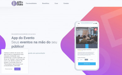 appdoevento.com.br screenshot