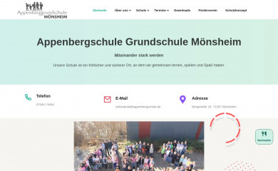 appenberggrundschule.de screenshot