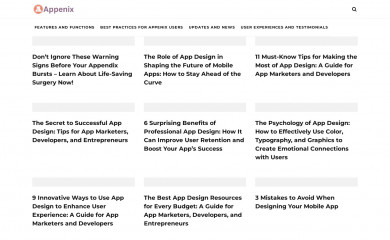 appenix.com screenshot