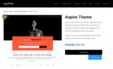 Aspire Theme screenshot