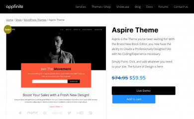 Aspire Theme screenshot