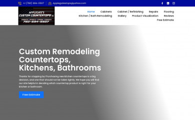 applegatescustomcountertops.com screenshot