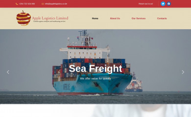 applelogistics.co.ke screenshot