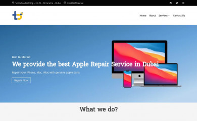 appleservicenterdubai.com screenshot