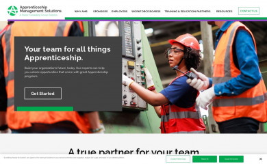 apprenticeshipmanagementsolutions.com screenshot