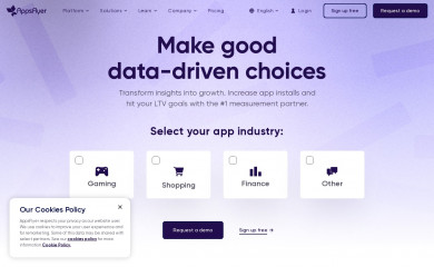 appsflyer.com screenshot