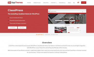 https://www.appthemes.com/themes/classipress/ screenshot