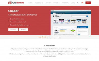 https://www.appthemes.com/themes/clipper/ screenshot