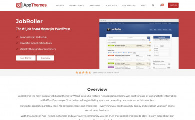 https://www.appthemes.com/themes/jobroller/ screenshot
