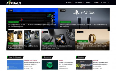 appuals.com screenshot