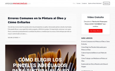 aprendeapintarconoleo.com screenshot