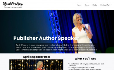 apriloleary.com screenshot