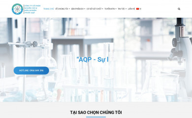 aqpbiocenter.com.vn screenshot
