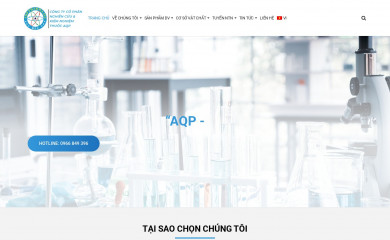 aqpbiocenter.com.vn screenshot