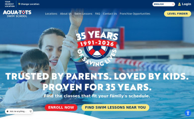aqua-tots.com screenshot