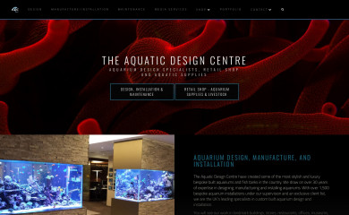 aquaticdesign.co.uk screenshot