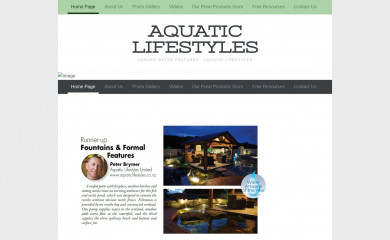 aquaticlifestyles.co.nz screenshot