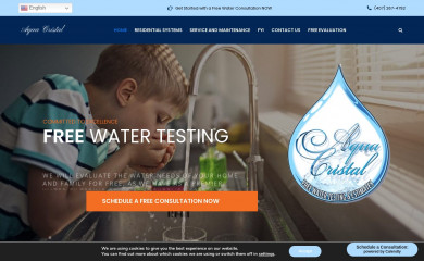 aquacristalfl.com screenshot