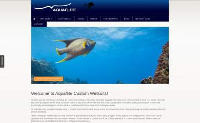 aquaflite.com screenshot