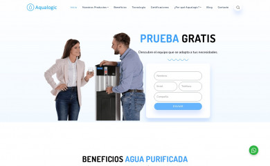 aqualogic-water.com screenshot