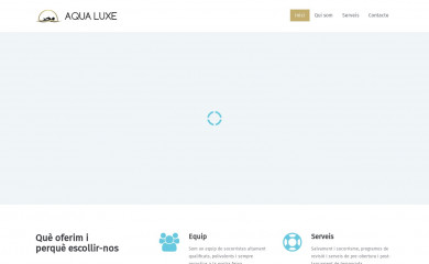 aqualuxe.cat screenshot