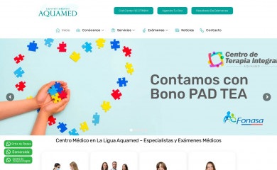 aquamed.cl screenshot