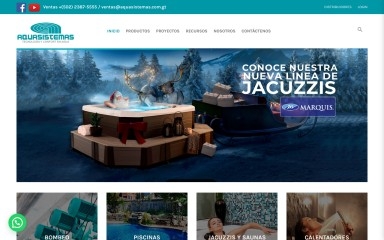 aquasistemas.com.gt screenshot