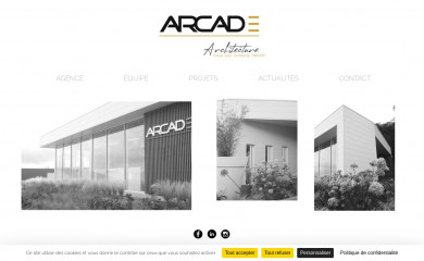 arcade-architecture.fr screenshot