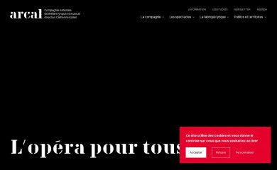 arcal-lyrique.fr screenshot