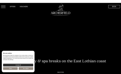 archerfieldhouse.com screenshot