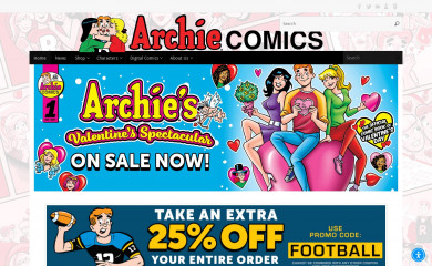 archiecomics.com screenshot